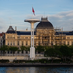 Lyon and the Rhône, evening