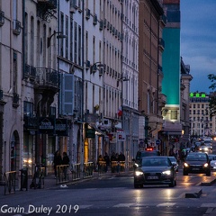 Place Bellecour, evening