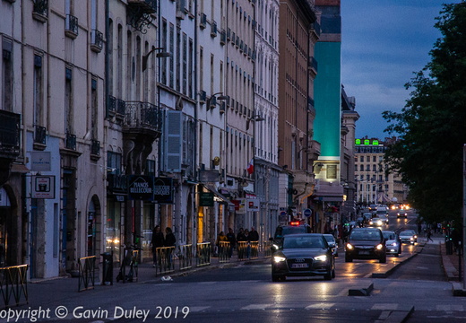 Place Bellecour, evening