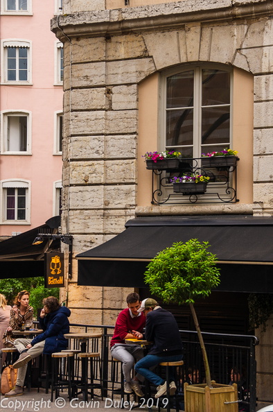 Café scene, Vieux Lyon