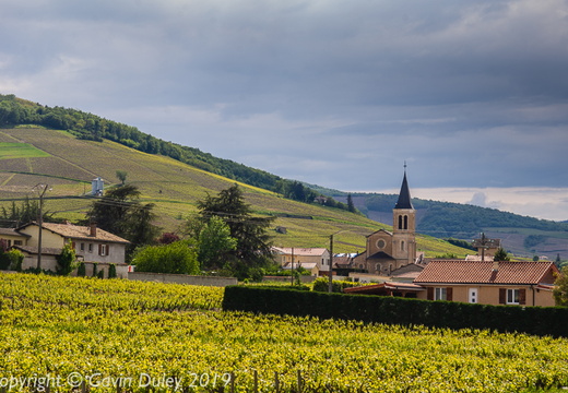 Village near Cercié, Beaujolais