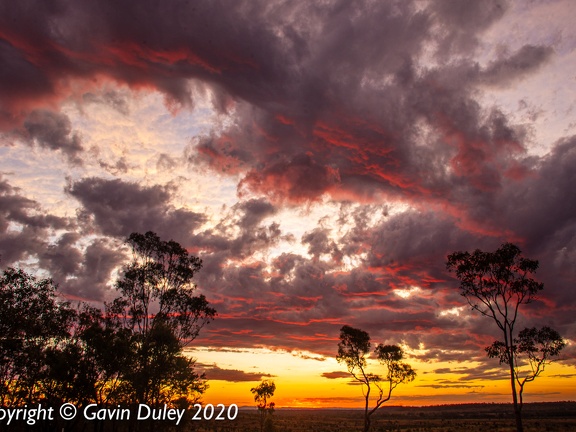 Sunset near Springsure