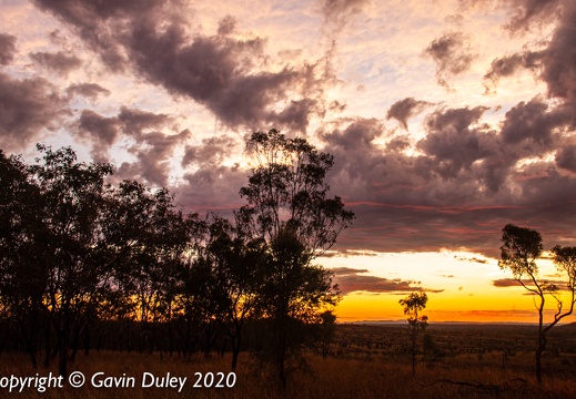 Sunset near Springsure