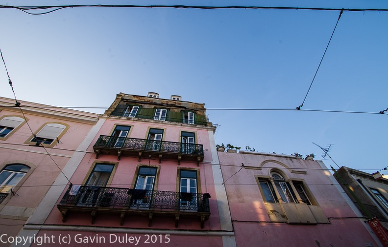 Pink house, Alfama, Lisboa